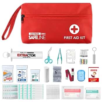 救急セット ファーストエイド キット 災害 登山 アウトドア 緊急応急 救急箱 OHKEY ファーストエイド キット 救急セット ポイズンリムーバー